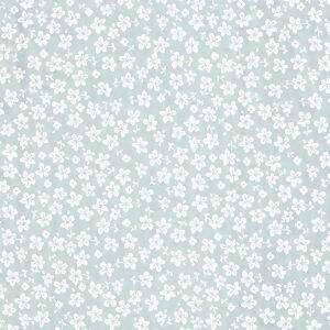 Tecido Estampado - Florzinhas Cinza Cor 091 -  Des.2117 - 0,50x1,50mt