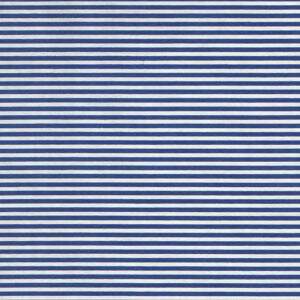 Tecido Estampado - Listras Azul Royal - Cor 3 - Des.2212 - 0,50x1,50mt 