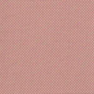 Tecido Estampado - Mini Poa Rosado Cor 130 - Des.1002 - 0,50x1,50mt