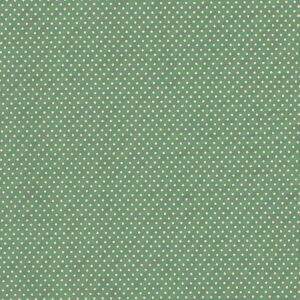 Tecido Estampado - Mini Poa Verde Grama Cor 129 - Des.1002 - 0,50x1,50mt