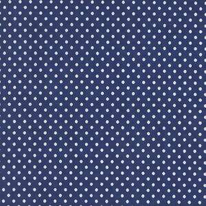 Tecido Estampado - Poa Azul Royal Cor 4 - Des.2208 - 0,50x1,50mt 