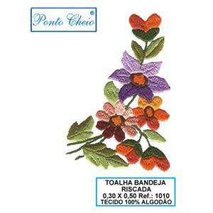 Jogo Americano com Risco para Bordar com 4un. Ref.1010