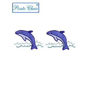 Tecido Riscado para Bordar - Golfinho 50x70cm