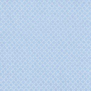 Tecido Estampado - Triângulo Azul Bebê Cor 082 Des.1217 - 0,50x1,50mt