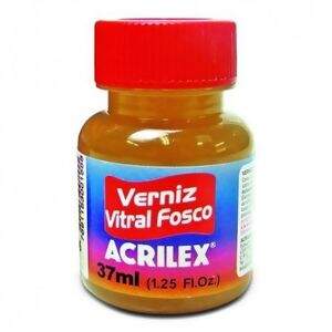 Verniz Vitral Fosco - 37ml - Acrilex.