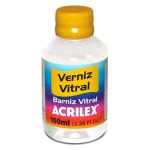 Verniz Vitral Incolor- 100ml - Acrilex.