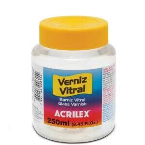 Verniz Vitral Incolor - 250ml - Acrilex.