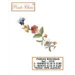 Faixa de Toalha com Risco para Bordar - Florida - Branco