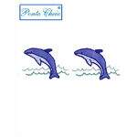 Tecido Riscado para Bordar - Golfinho 50x70cm