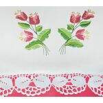 Tecido Riscado para Bordar - Flores 1750 - 50 x 70cm