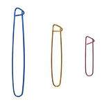 Alfinete para Segurar Lã com 3 Tamanhos