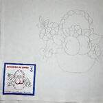 Pano de Prato Riscado para Bordar - Frutas Des.14