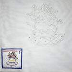 Pano de Prato Riscado para Bordar - Flor Des.34