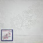 Pano de Prato Riscado para Bordar - Flor Des.53