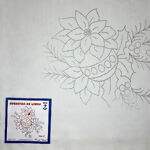 Pano de Prato Riscado para Bordar - Natal Des.07