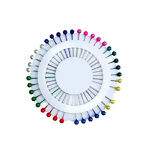 Alfinete de Cabeça Colorida - Com 3 Discos