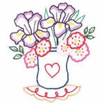 Kit de Pano de Prato Riscado 12 Unidades - Variados