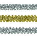 Passamanaria Metálica - Ref: 7091-  Peça c/ 10 metros -  São José