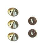 Botão Tacha Ouro - 8 unidades