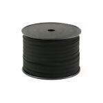 Elástico Chato Preto nº 12 - 7 mm - 100 Mt - São José