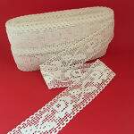 Renda de Algodão Cru Ref: 6140/P - 20 Metros São José