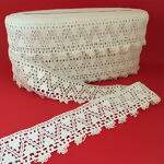 Renda de Algodão Cru Ref: 6170/P - 30Mts São José