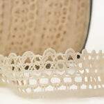 Renda de Algodão Cru Ref: 6190/R 50 Metros - São José