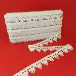 Renda de Algodão Branca Ref: 6225/P - 20 Metros São José