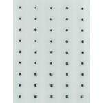 Cartela de Strass Cristal Termocolante 5 mm - 50 unidades