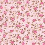 Tecido Tricoline Flor Lúcia Rosa Des.180355 - 0,50x1,50mt