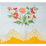 Tecido Riscado para Bordar - Flores 1730 -  50x70cm