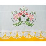 Tecido Riscado para Bordar - Flores 1740 - 50x70cm