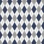 Tecido Estampado - Trapézio Marinho Cor 24 - Des.180638 - 0,50x1,50mt